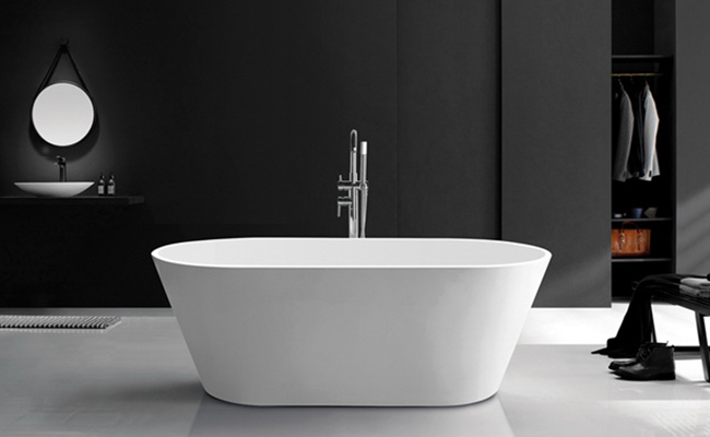 Elegante ba&ntilde;era independiente