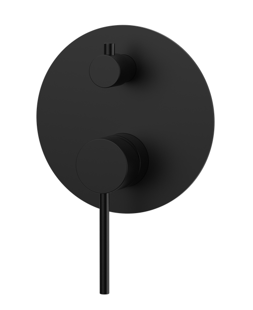Mezclador de ducha negro mate de acero inoxidable Watermark 304 