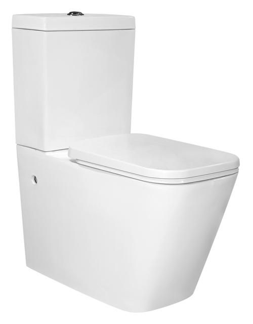 高品質の衛生陶器白いツーピースセラミックトイレトイレセット